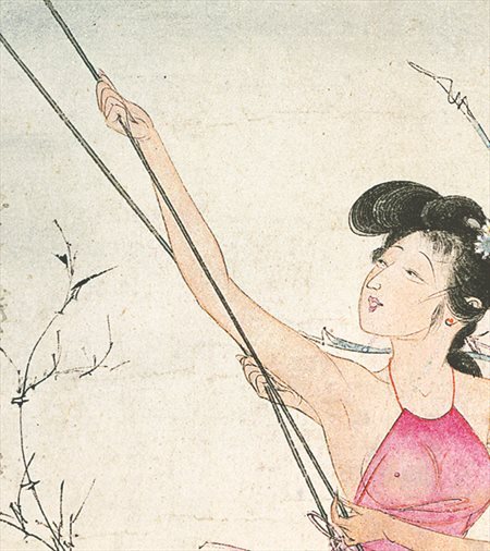 寻甸-胡也佛的仕女画和最知名的金瓶梅秘戏图